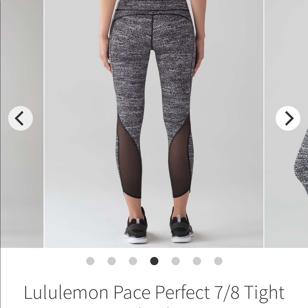 Lululemon Pace Perfect 7/8 Tight 25"